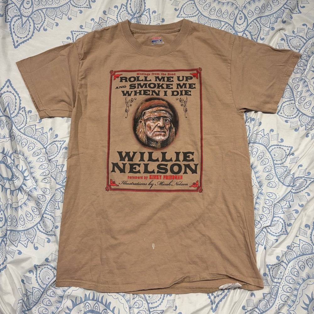 Willie Nelson Shirt Medium